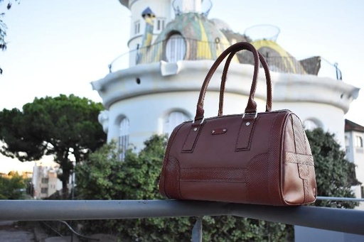 Honey-colored handbag